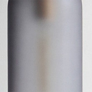 Valentina Luminaires Suspensions Cylindre Moderne Métal/Verre Gris Fumé/Clair Salon/Bureau