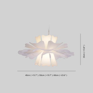 Vazen Suspension Fleur Moderne Blanc Salon-Luire