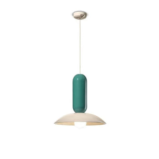 Vevelor Suspension Dôme Moderne. Metal. Vert/Blanc/Orange. Salon-Luire