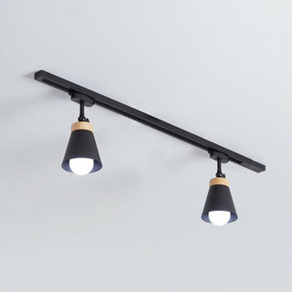 Aim Moderne LED Plafonnier Noir/Blanc Métal Chambre à coucher