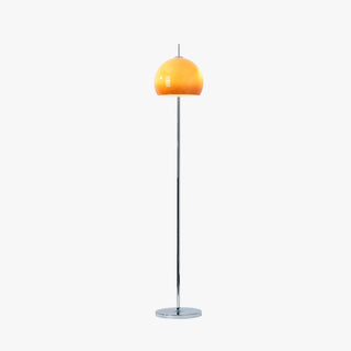 Mira Lampadaire Champignon Moderne, Métal/Verre, Jaune, Salon