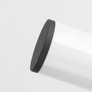 Ray Lampe Extérieure au Sol Minimaliste, Métal/Acrylique, Noir/Blanc, Jardin