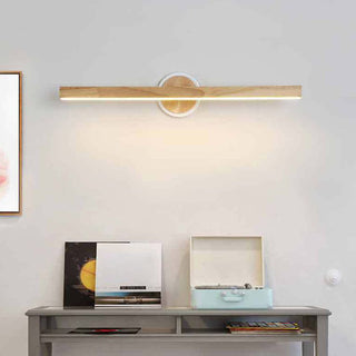 Muto Simple Applique Murale Rectangulaire Moderne LED Bois/Métal Bois Chambre/Salon