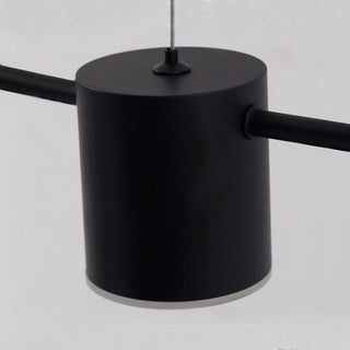 Arisha Modern LED Suspension Or Noir Métal Salon Chambre à Coucher