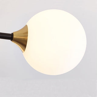 Valentina Design Italien Luminaires Suspensions Globe Moderne Métal/Verre Blanc Laiteux/Clair Chambre/Salon
