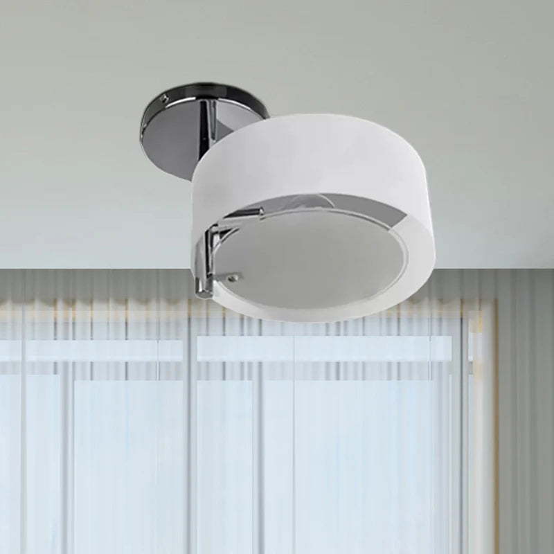 Arisha Moderne Rond Acrylique Verre Plafonnier Couloir