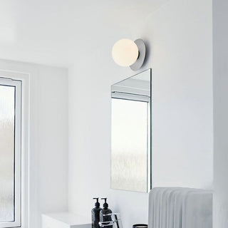 Tavonor Applique Murale Globe Moderne Design LED Métal Verre Noir/Or Salle de Bain-Luire