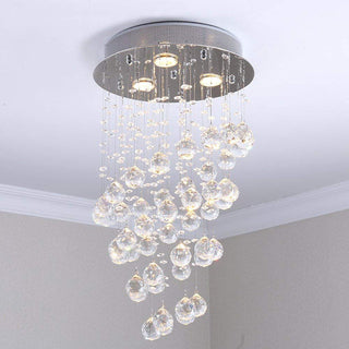Arisha Intérieur Longues Plafonnier Métal Verre Salon Couloir