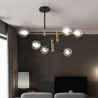 Valentina Design Italien Luminaires Suspensions Globe Moderne Métal/Verre Blanc Laiteux/Clair Chambre/Salon