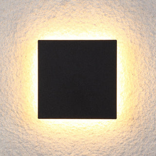 Fjorel Applique Murale Rond/Carré Moderne Noir/Blanc. Cour-Cielum