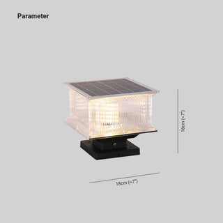 Ray Lampe de Poteau Solaire, L 18 CM