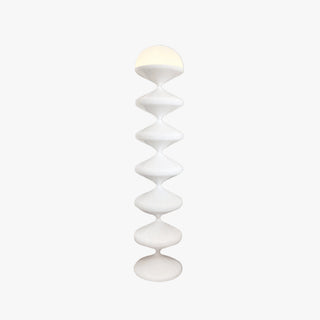 Salagado Lampadaire Gourde Moderne, Métal, Noir/Blanc, Salon