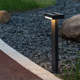 Ray Borne Extérieure Pivotante Moderne, Métal, Noir, Allée