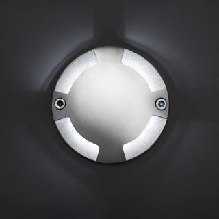 Ray Éclairage Escalier Extérieur/Lampe Extérieure Rond Moderne, Métal/Verre, Noir, Cour