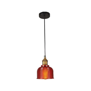 Sostel Vintage Luminaires Suspension. Bleu/Rouge/Transparent/Ambre-Luire