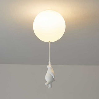 Novenel Bear Balloon Suspension/ Plafonnier Ballon Moderne Résine Chambre-Luire