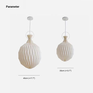 Ritta Suspension Globe Moderne, Metal/Papier, Blanc, Salon