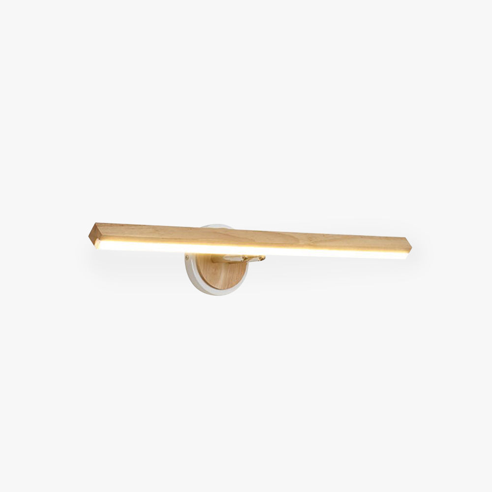 Muto Design LED Applique Murale à Miroir Rectangulaire Moderne Bois Salle de Bain/Chambre