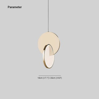 Arisha Luminaires Suspension  Minimaliste Métal Or/Argent Salon