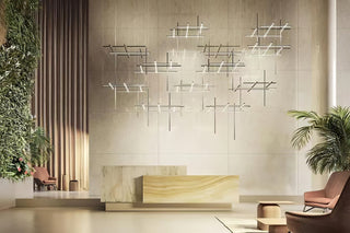 Geometric Linear Grid Pendant Lamp-Neutral Decor