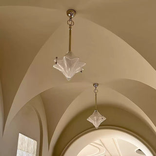 Prismatic Star Pendant Lamp-Neutral Decor