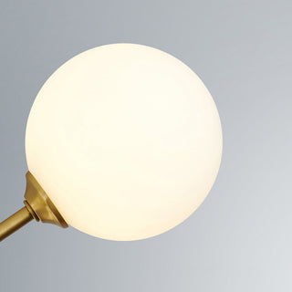 Teoxa Lustre Bulle Moderne. Cuivre/Verre. Noir/Cuivre. Salon-Luire