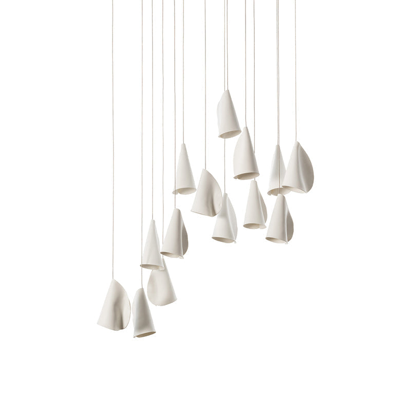 Ulfuvye Suspension Céramique Porcelaine