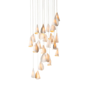Olshaion Lampe Suspendue Géométrique en Céramique