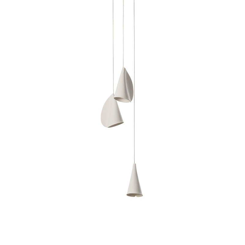 Olshaion Lampe Suspendue Géométrique en Céramique