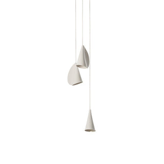 Olshaion Lampe Suspendue Géométrique en Céramique