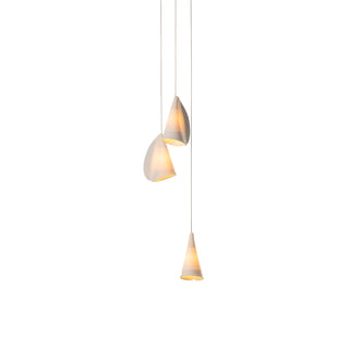 Olshaion Lampe Suspendue Géométrique en Céramique