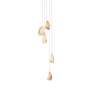 Olshaion Lampe Suspendue Géométrique en Céramique