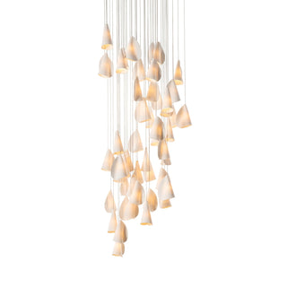 Olshaion Lampe Suspendue Géométrique en Céramique