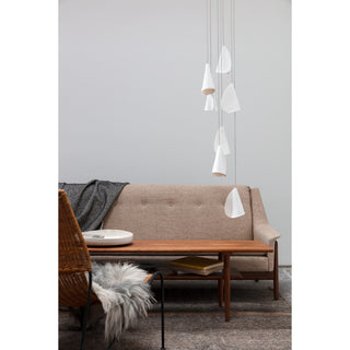 Olshaion Lampe Suspendue Géométrique en Céramique