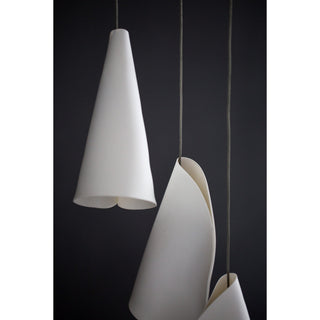 Olshaion Lampe Suspendue Géométrique en Céramique