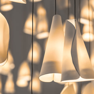 Olshaion Lampe Suspendue Géométrique en Céramique