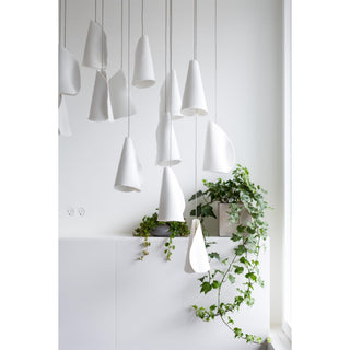 Olshaion Lampe Suspendue Géométrique en Céramique