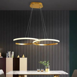 Arisha Luminaires suspension  de lumière pendante de l'anneau LED pour la salle à manger