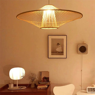 Ritta Suspension Créative Fait à la Main Bambou Salon
