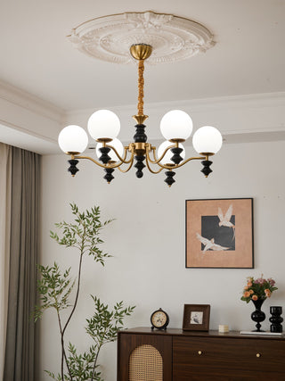 Ordore Lustre en Bois Vintage Traditionnel