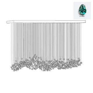 Veshaa Lustre en cristal de pierre de luxe postmoderne