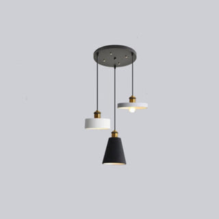 Astel Luminaires Suspension Nordique Blanc/Orange/Noir/Gris. Salon-Luire