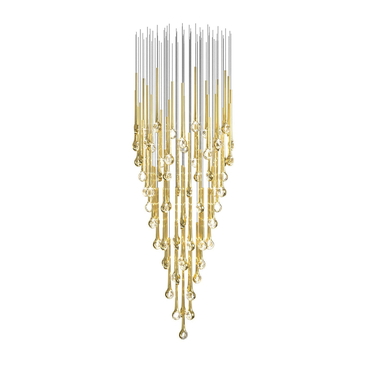 Cicarir Lustre en Verre Dégradé Doré