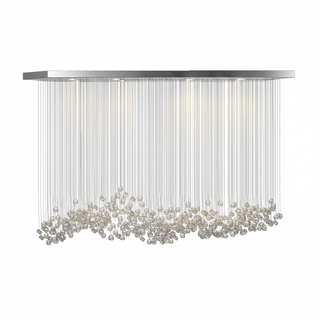 Crystal Stone Chandelier-Neutral Decor