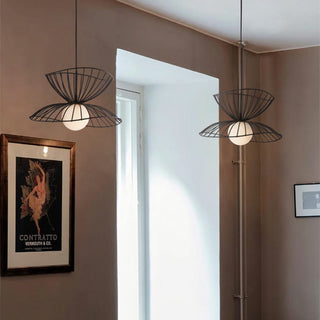 Ritta Luminaires  Suspension Vertigo LED Métal Noir/Or Salle à manger