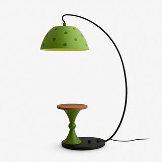 Playful Arc Floor Lamp-Neutral Decor