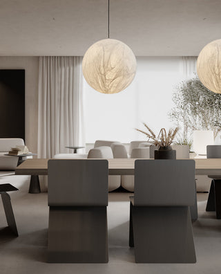 Globe Lampe Suspendue Minimaliste en Soie