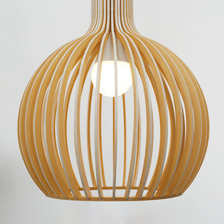 Arix Suspension Design en Bois Sculpté Naturel Salle à Manger-Luire
