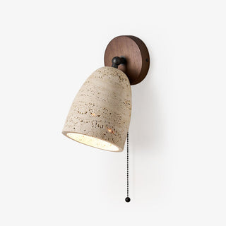 Travertine Pivoting Sconce-Neutral Decor