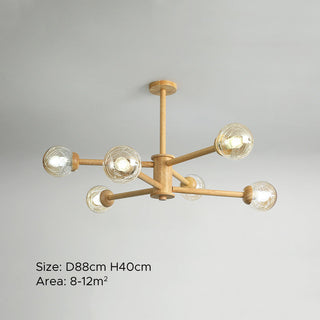 Ritta Suspension Bulle Transparente, Tête 6/8